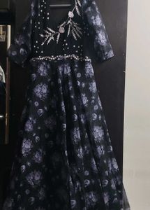 Ethnic Organza Gown - Fixed Price