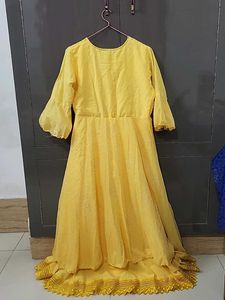 Yellow Ethnic Gown