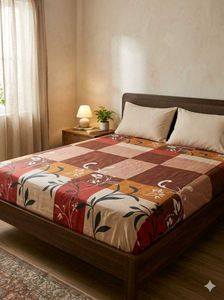 Colorful Printed Bedsheet