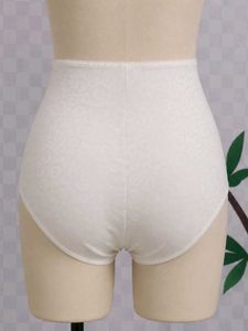 (700)White High-Waisted Briefs