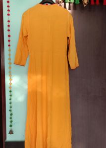 Mustard Colour Kurti