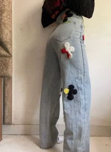 Unique Crocheted Jeans