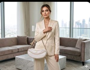 Chic Cream Crossbody Bag