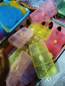 Multi-Compartment Pill / Jewelry Box 5 pcs