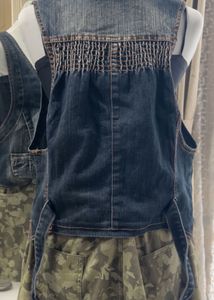 CITY CHIC Vintage Acid-Wash Vest