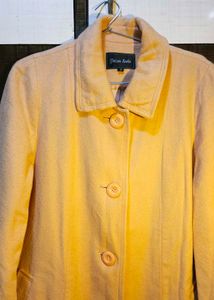 Imported Peach Trench Coat