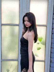 Elegant Black One-Shoulder Ruched Dress
