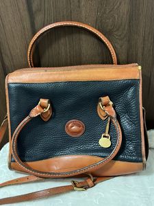 reduced price-Vintage Dooney & Bourke Leather Hand