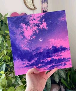 Purple Sky Painting