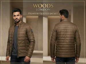 WOODS London Olive Green Quilted Jacket