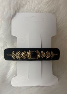 Embellished Black Hair Clip