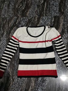 Striped Long Sleeve Top