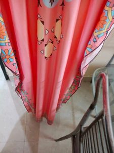 aComfortable Peach Kaftan dress