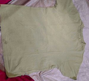 💐Olive Green Basic T-Shirt