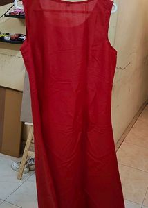 Rangmanch Red Kurta Set with Embellishments