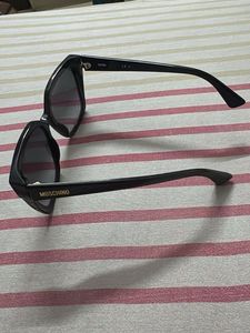 Moschino Black Oversized Sunglasses