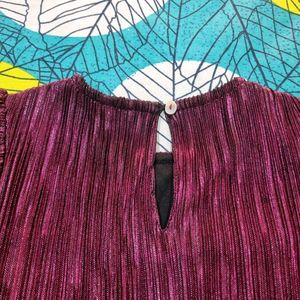 Shimmery Purple Top