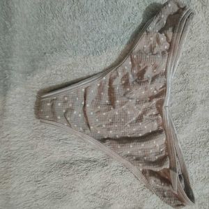 Women's Polka Dot Thong Underwear