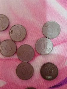 total coins of 10 pais