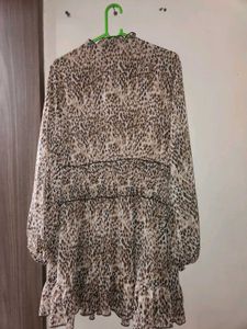 ZARA Animal Print Dress