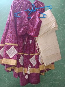 Navratri pink ghagra choli