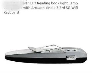 Silver LED Reading Book Light Lamp