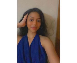 Royal Blue Halter Neck Backless Dress