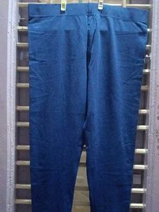 Blue Cotton Leggings XL