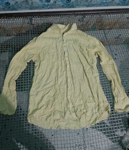 Light Yellow Long Sleeve Shirt