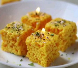 "POV: You thought it's dhokla... but it's a candle