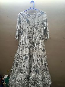 Floral Print Cotton Kurta