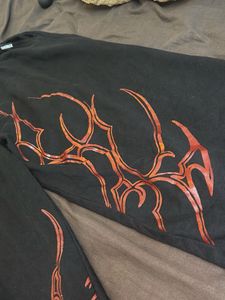 Black Graphic Print Sweatpants