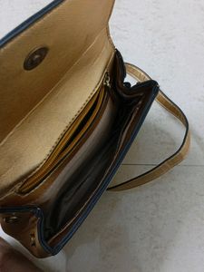 Golden Sling Bag | Gold Purse