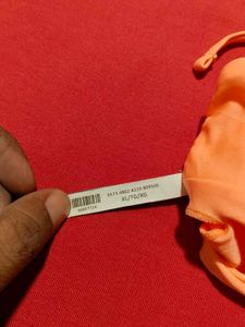 Peach Orange Twist Front Cami Top – Size XL