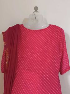 Women Pink Kurta Set