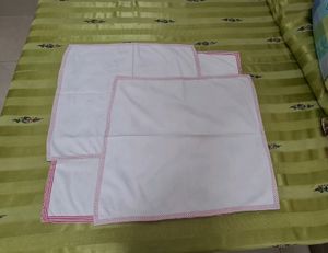 4 White Table Covers