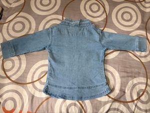 Light Wash Denim Shrug