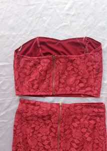 Red Co-ord  Set