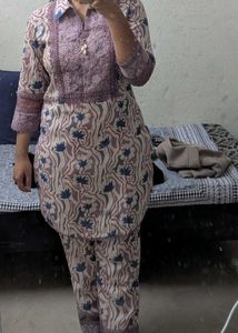 Stylish Printed Kurti Set