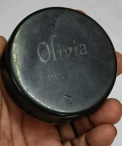 Vintage Compact Powder Case Almond Dust water