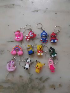 Cute Cartoon Character Keychains