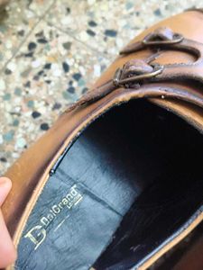 Stylish Brown Monk Strap Shoes