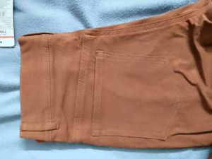 Brown Slim Fit Pants