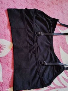 142.Black Seamless Sports Bra(XXL)