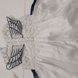 Angel Wing White Dress