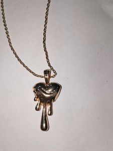 Dripping Heart Pendant Necklace anti tanish
