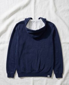 Unisex Navy Blue Zip-Up Hoodie