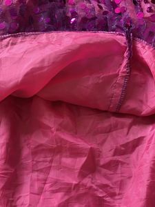 Sparkly Purple Dress with Bow