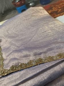 Embroidered Silk Saree