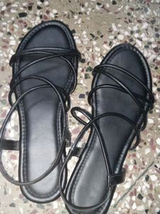 Black Strappy Sandals